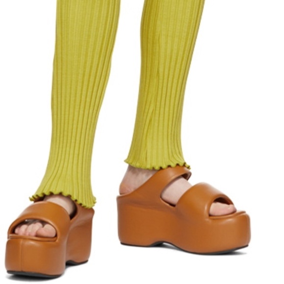 Simon Miller Orange Platform Sandals - Picture 6 of 8